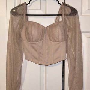 Blush Corset Top